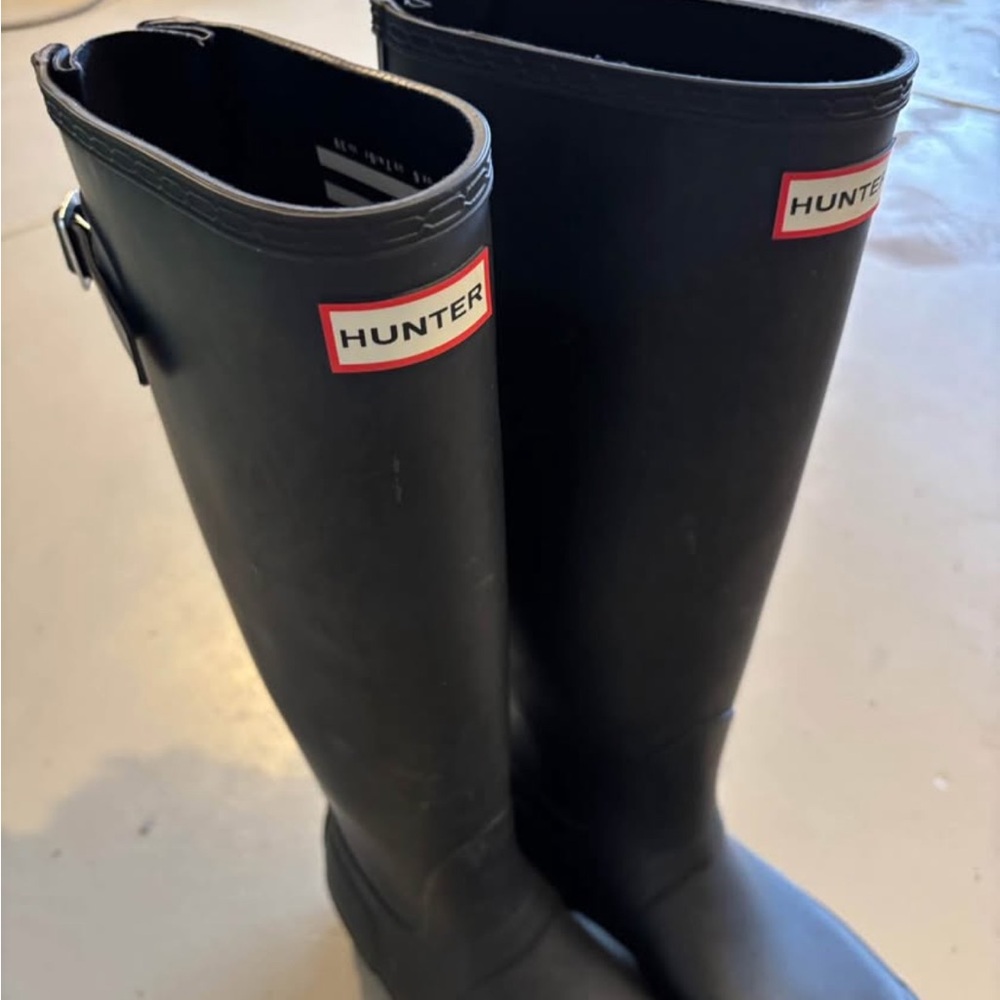 Hunter Black Rain Boots